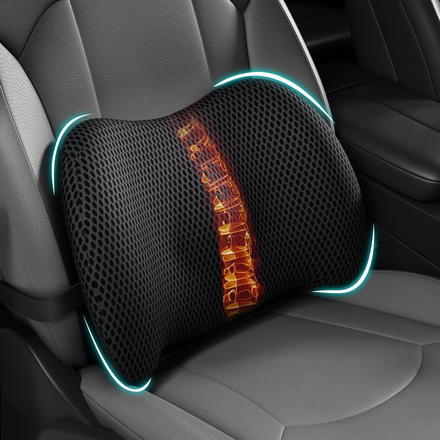 Posture Corrector Back - 인체공학적 요추 지지 베개 (사무실 의자