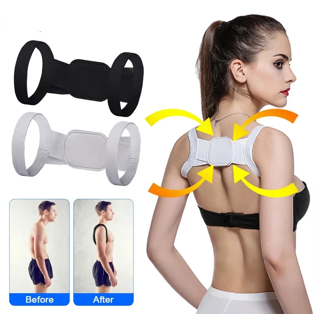 Posture Corrector Back - 조절 가능한 등 자세 교정기, 숨겨진