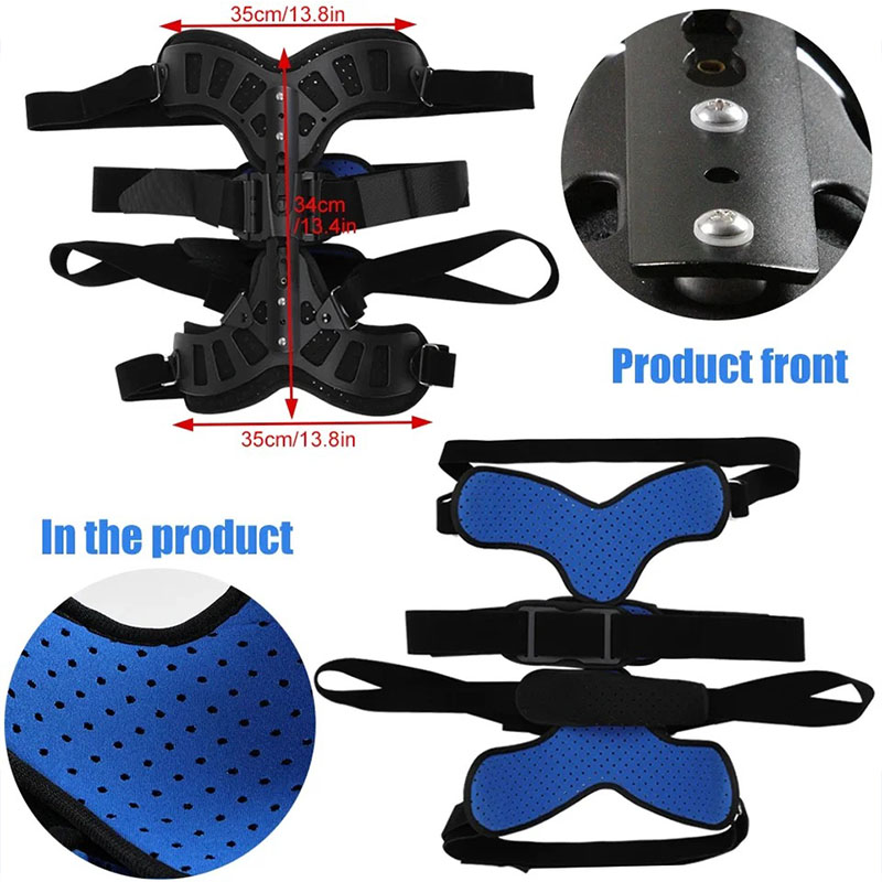 1 세트 조정 가능한 교정기 척추 측만증 자세 보조기- - Posture Corrector Back 리뷰 및 가격