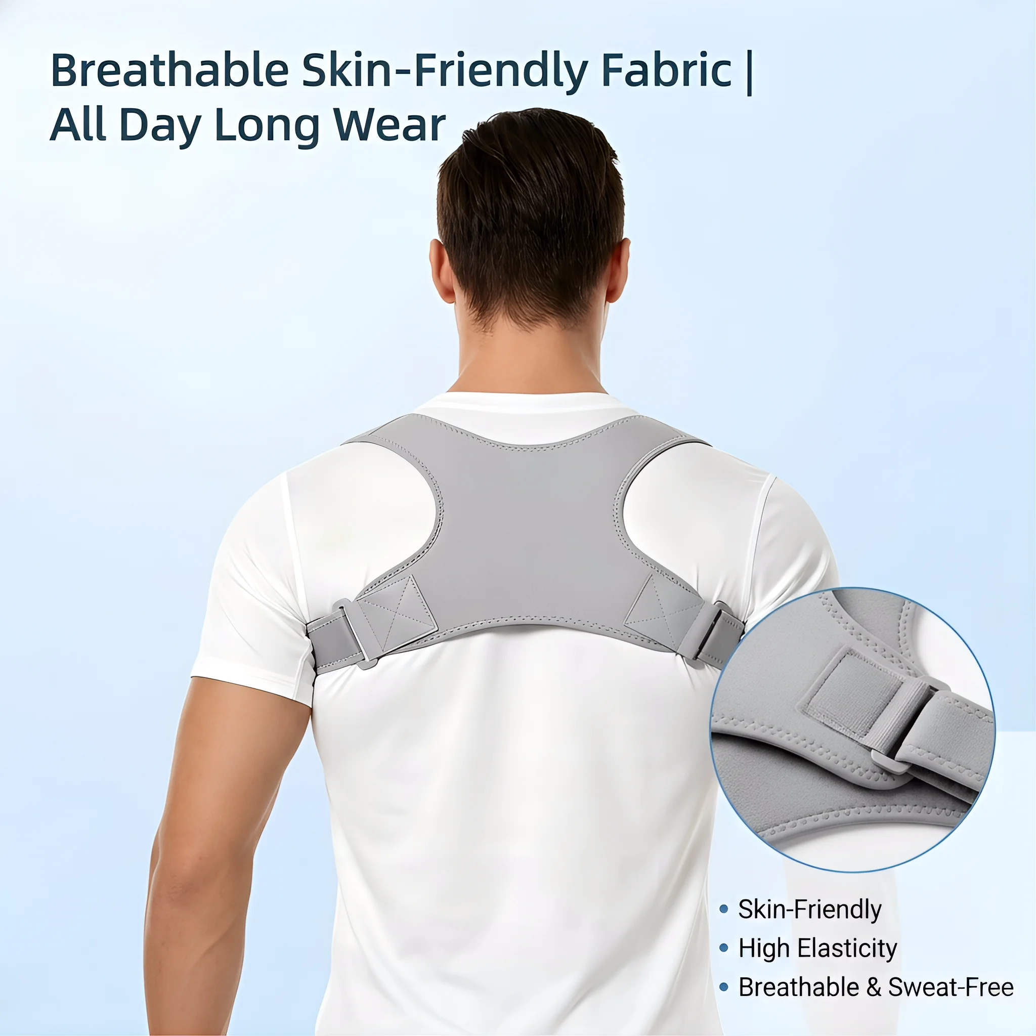 유니섹스 보이지 않는 등 자세 교정기 조절 가능 통기성 - Posture Corrector Back 리뷰 및 가격