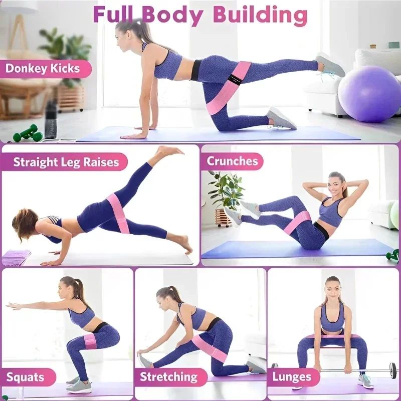 패브릭 저항 힙 부티 밴드 글루트 허벅지 탄력 운동 스 - Yoga Fitness Resistance Band 리뷰 및 가격